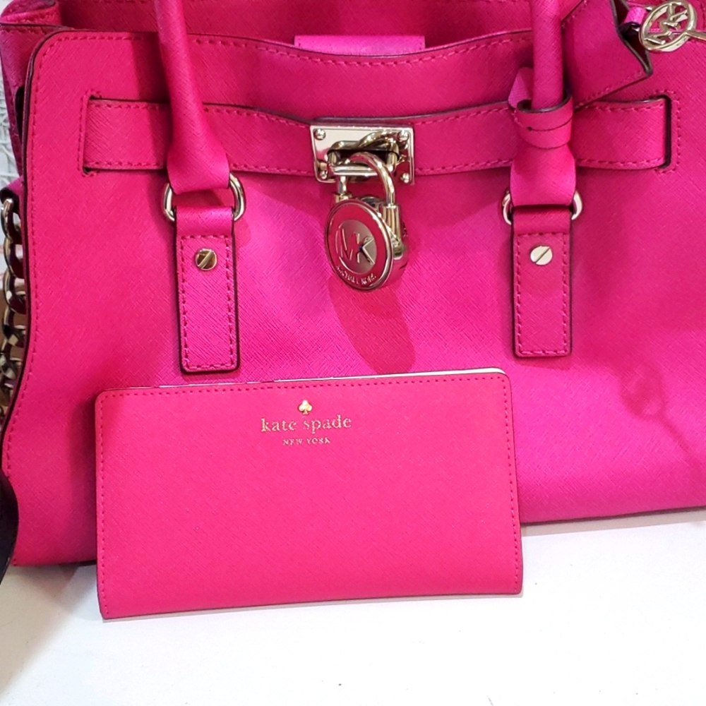 MK PINK BAG AND KS WALLET SET💕💕 - Picture 5 of 11